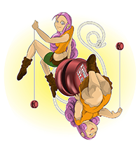 Illustration of yo-yo dieting